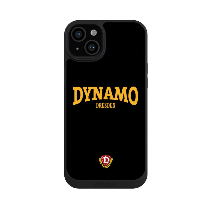 iPhone 15 Plus NIVOpure Dynamo Dresden Schwarz-Gelb