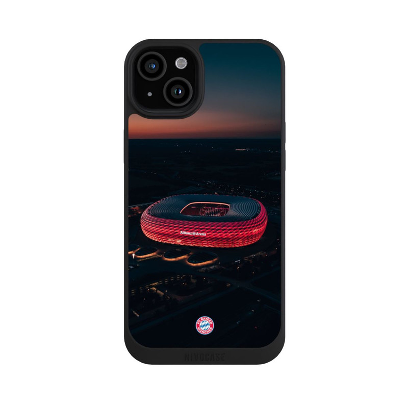 iPhone 15 Plus NIVOpure FC Bayern Allianz Arena Nacht
