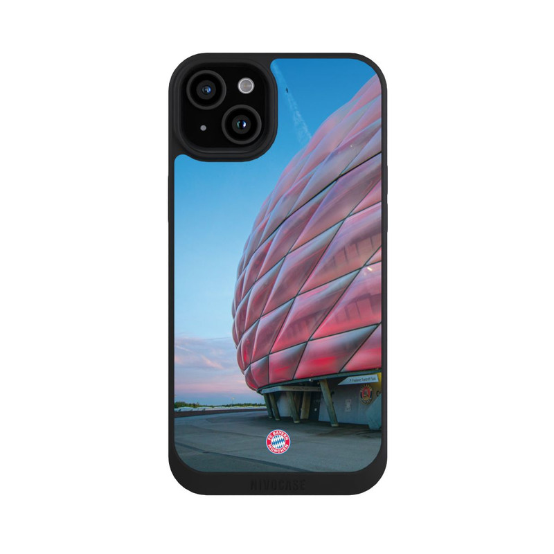 iPhone 15 Plus NIVOpure FC Bayern Allianz Arena Morgenröte