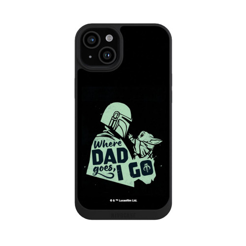 Apple iPhone 15 Plus NIVOpure Grogu - Where dad goes,I go