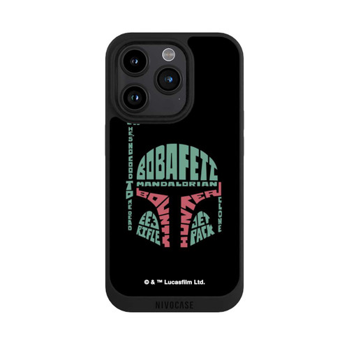 Apple iPhone 15 Pro NIVOpure Boba Fett Typo Grafisch