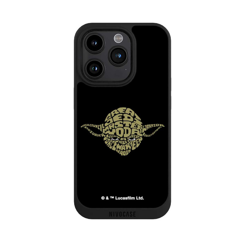 iPhone 15 Pro NIVOpure Yoda Typo Grafisch
