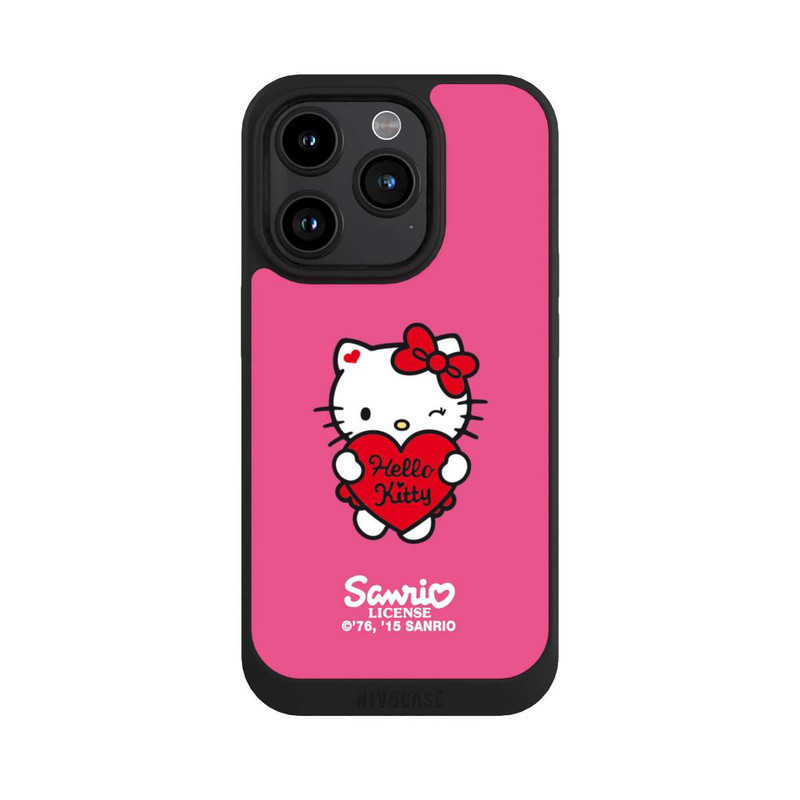iPhone 15 Pro NIVOpure Hello Kitty - Coeur tendre