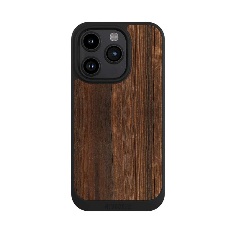 iPhone 15 Pro NIVOpure Nußbaum Holzlook