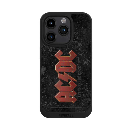 Apple iPhone 15 Pro NIVOpure ACDC Let There Be Rock Anthrazit