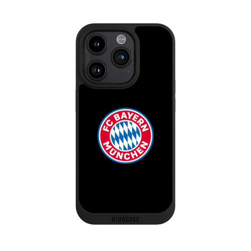 Apple iPhone 15 Pro NIVOpure FCB Logo auf Schwarz