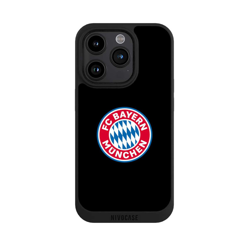 iPhone 15 Pro NIVOpure FCB Logo auf Schwarz