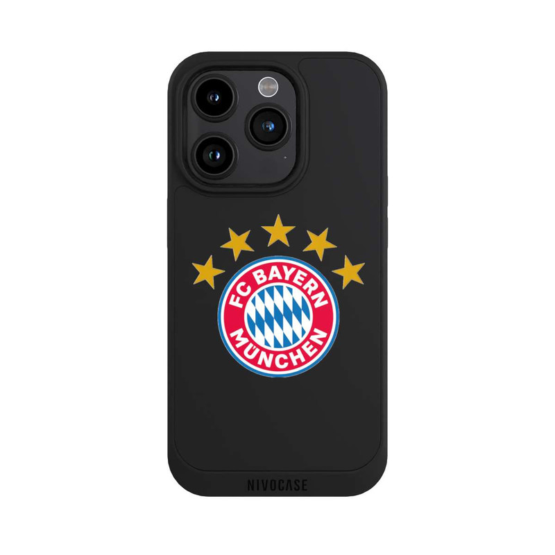 iPhone 15 Pro NIVOpure FCB Logo mit Sterne - ohne Hintergrund