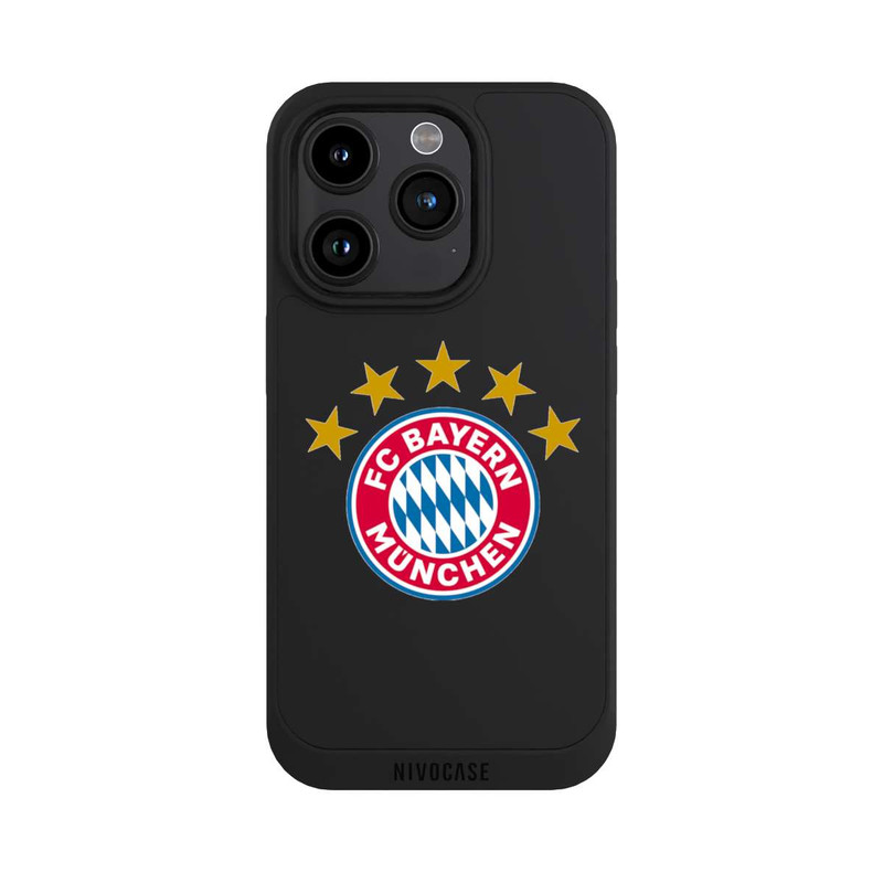 iPhone 15 Pro NIVOpure FCB Logo mit Sterne - ohne Hintergrund
