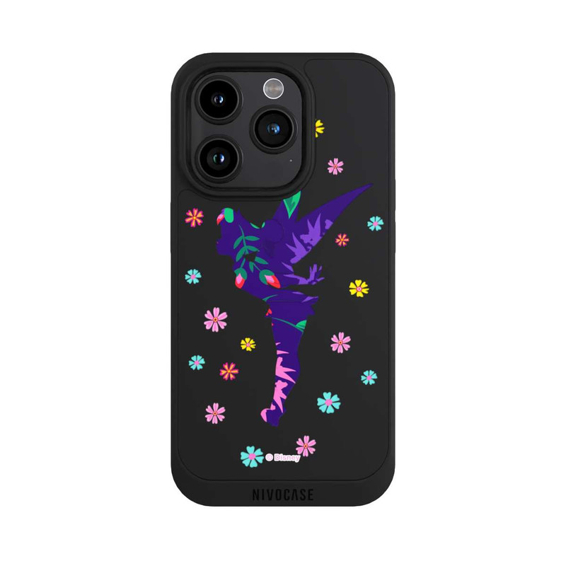 iPhone 15 Pro NIVOpure La Fée Clochette Fleurs Transparent