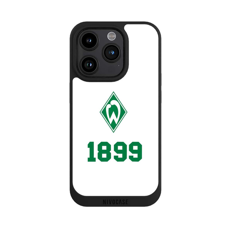 iPhone 15 Pro NIVOpure 1899 Grün-Weiß Lebenslang Weiss - Werder Bremen