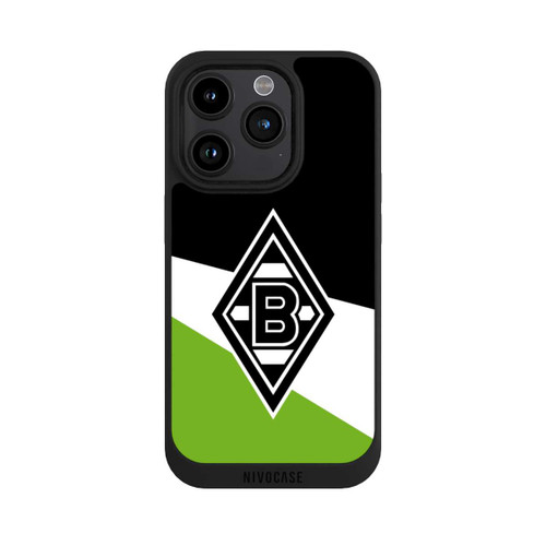 Apple iPhone 15 Pro NIVOpure Borussia Schwarz-Weiss-Grün