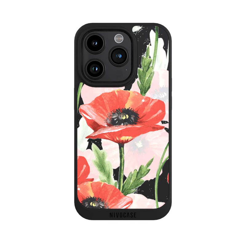iPhone 15 Pro NIVOpure Lush poppy meadow