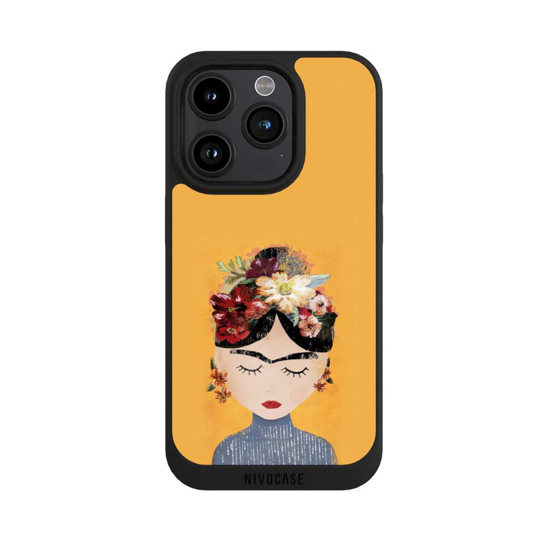 iPhone 15 Pro NIVOpure Art Girl Eyebrowes Yellow