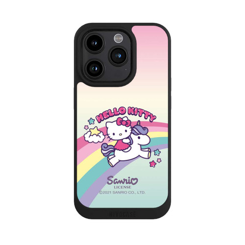 Apple iPhone 15 Pro NIVOpure Hello Kitty Regenbogen 
