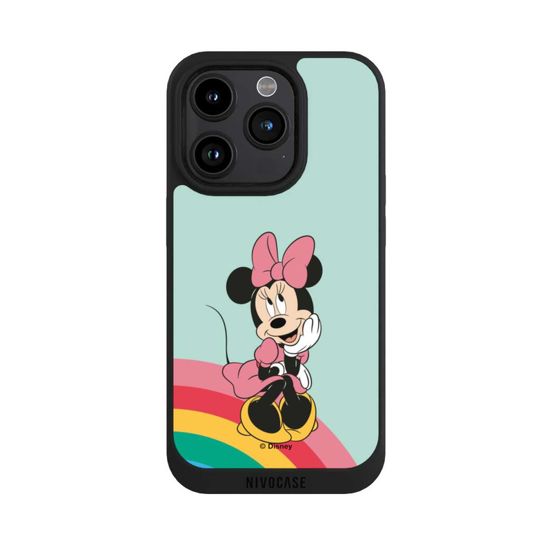 iPhone 15 Pro NIVOpure Minnie Arc-en-Ciel Portrait
