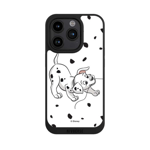 Apple iPhone 15 Pro NIVOpure Couple Dalmatian Left