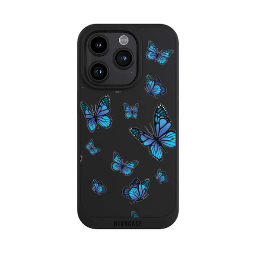 Apple iPhone 15 Pro NIVOpure Schmetterlingmuster Transparent
