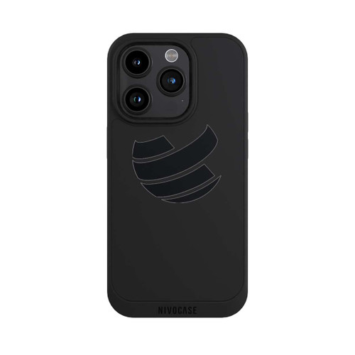 Apple iPhone 15 Pro NIVOpure Icon Schwarz Transparent
