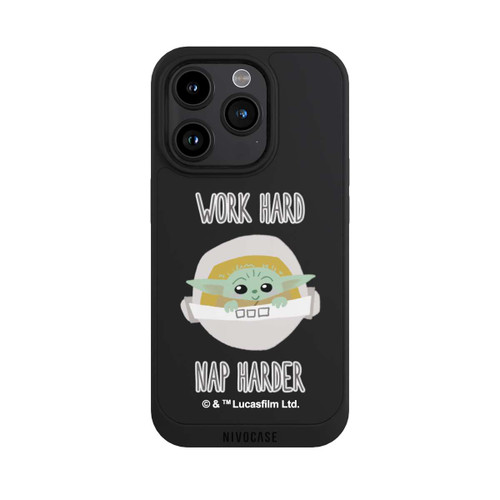 Apple iPhone 15 Pro NIVOpure The Child Work Hard Nap Harder Transparent