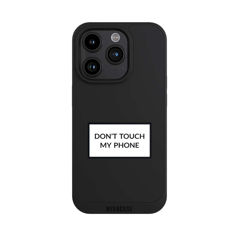 iPhone 15 Pro NIVOpure Do Not Touch My Phone Transparent