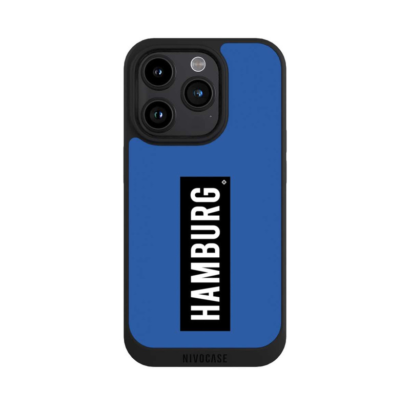 iPhone 15 Pro NIVOpure HSV Hamburg Schwarz Blau