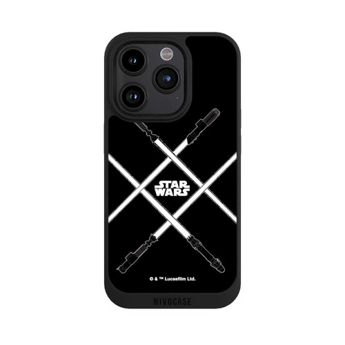 Apple iPhone 15 Pro NIVOpure Sabres laser Noirs