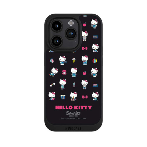 Apple iPhone 15 Pro NIVOpure Hello Kitty 90s Schwarz