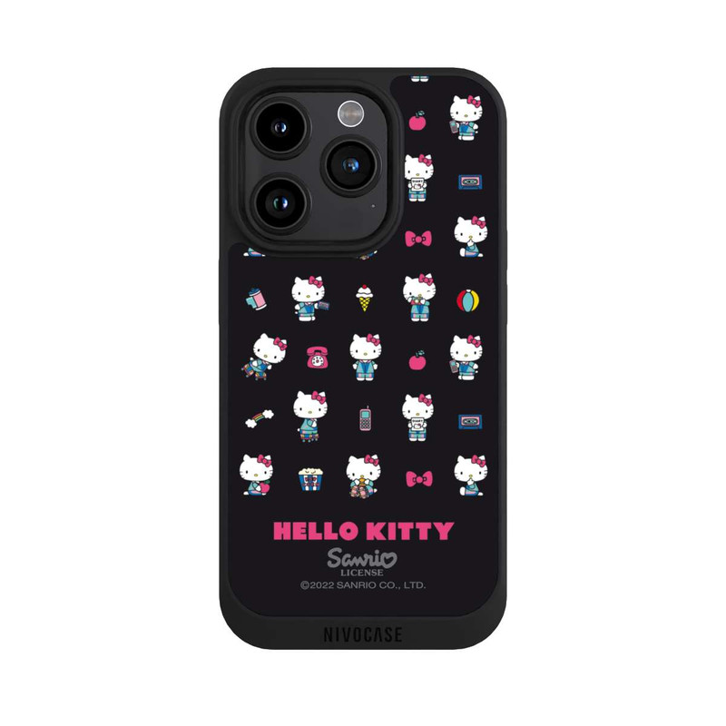 iPhone 15 Pro NIVOpure Hello Kitty 90s noir