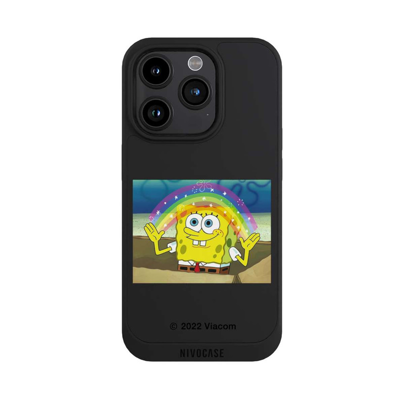 iPhone 15 Pro NIVOpure Spongebob - Regenbogen Meme transparent