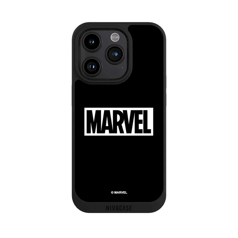 iPhone 15 Pro NIVOpure Marvel Logo Black