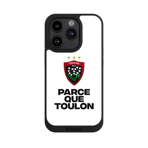 Apple iPhone 15 Pro NIVOpure Parce Que Toulon Blanc