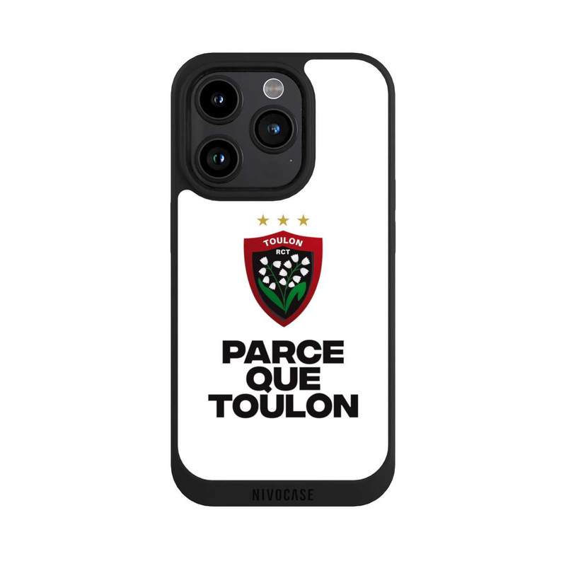 iPhone 15 Pro NIVOpure Parce Que Toulon Blanc