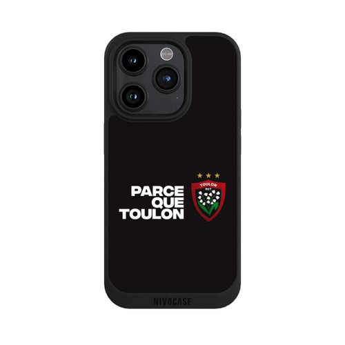 Apple iPhone 15 Pro NIVOpure RC Toulonnais PQT Noir
