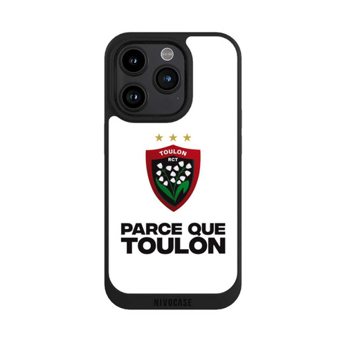 Apple iPhone 15 Pro NIVOpure RC Toulonnais Blanc