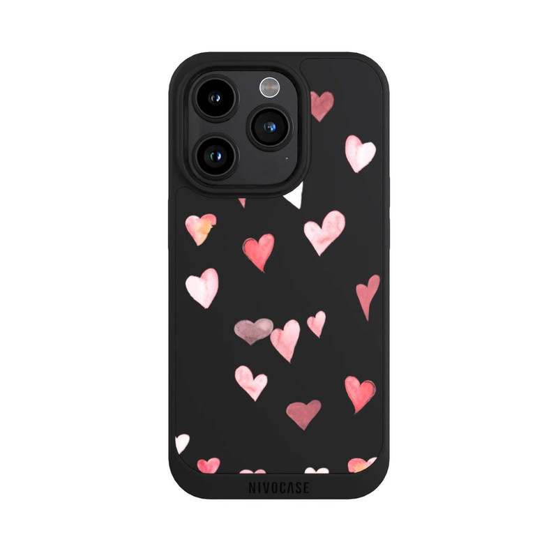 iPhone 15 Pro NIVOpure Valentines Hearts Dropping