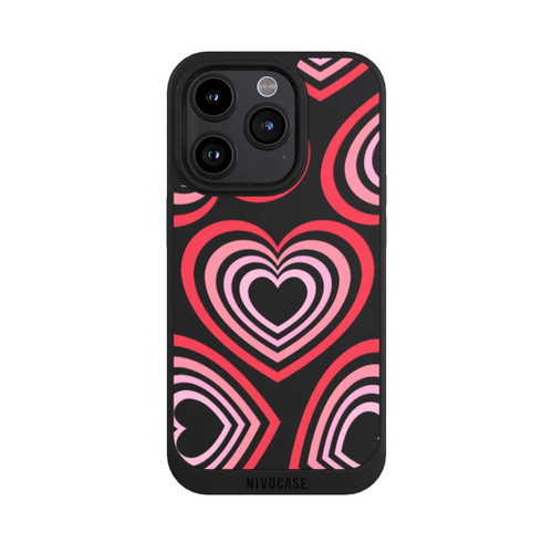 Apple iPhone 15 Pro NIVOpure Hearts Transparent