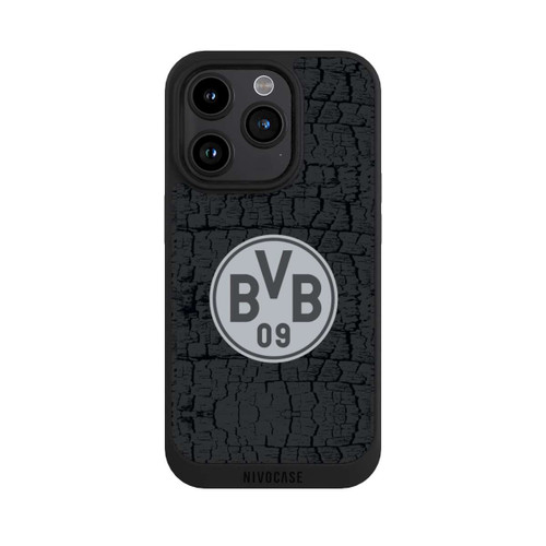 Apple iPhone 15 Pro NIVOpure BVB Trikot Kohle und Stahl