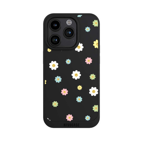 Apple iPhone 15 Pro NIVOpure Flower Power klein transparent