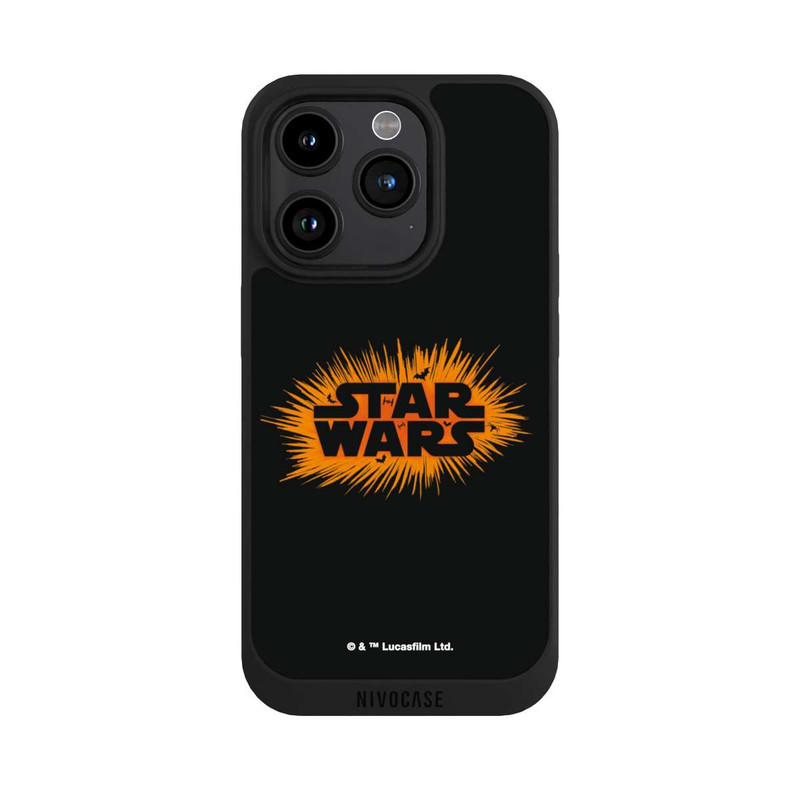 iPhone 15 Pro NIVOpure Star Wars Logo Orange Halloween Explosion