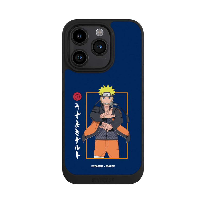 iPhone 15 Pro NIVOpure Naruto Kampfposition Blau