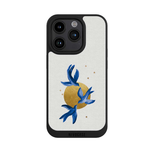Apple iPhone 15 Pro NIVOpure Oiseaux bleus
