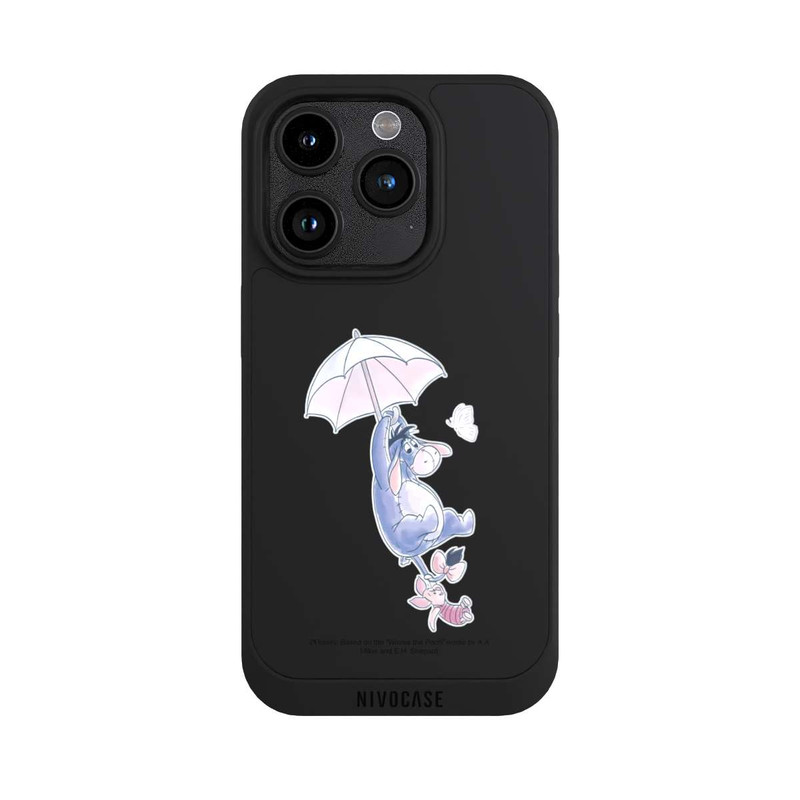 iPhone 15 Pro NIVOpure Winnie Pooh Eeyeore Find Happiness Transparent