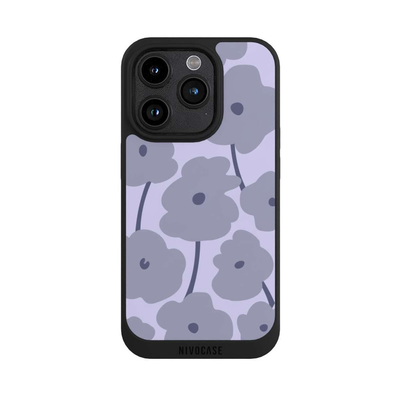iPhone 15 Pro NIVOpure Minimalistic Flowers Lilac