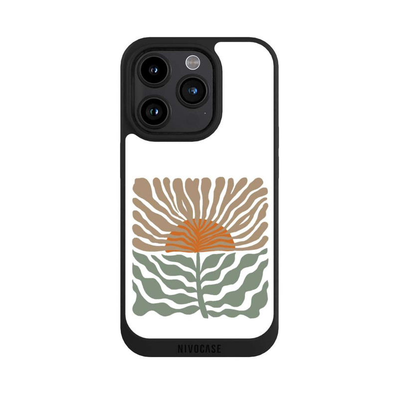 iPhone 15 Pro NIVOpure Fleurs au Lever du Soleil Boho