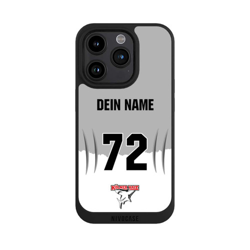 Apple iPhone 15 Pro NIVOpure Kölner Haie Trikotmotiv Personalisierbar