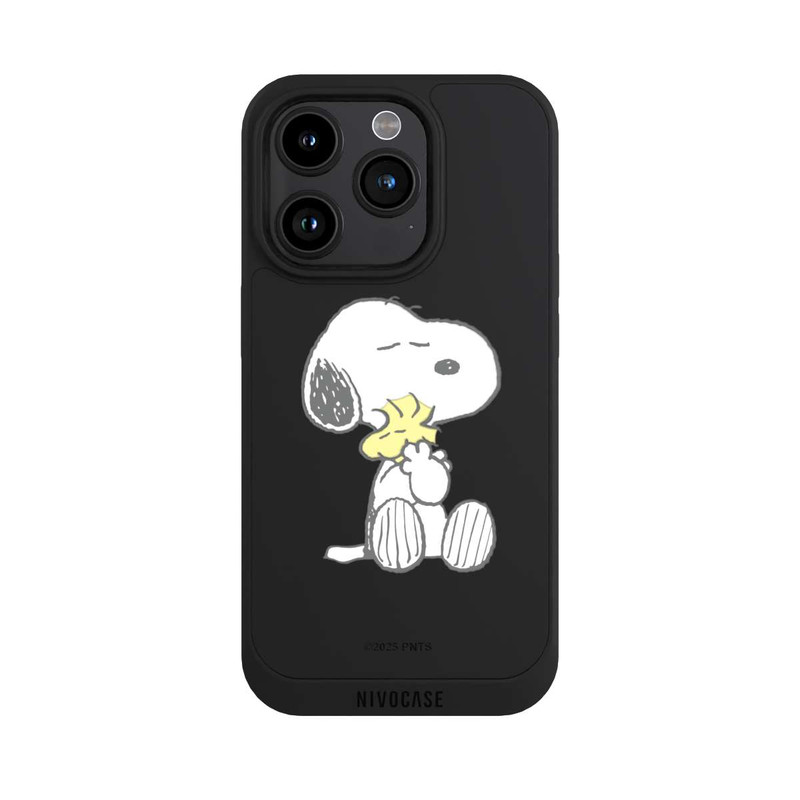 iPhone 15 Pro NIVOpure Snoopy And Woodstock Cuddling transparent