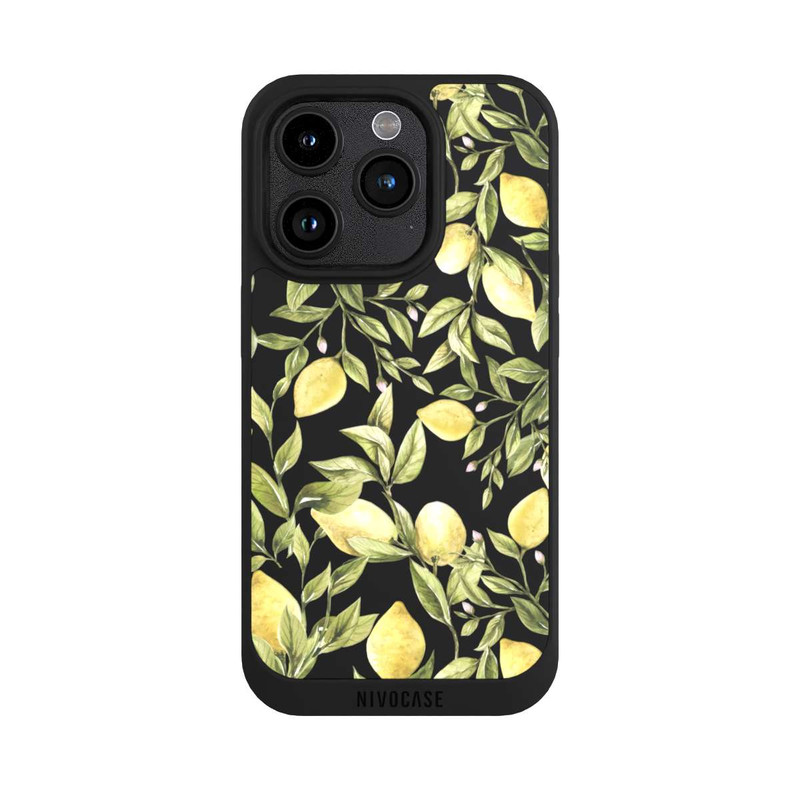 iPhone 15 Pro NIVOpure Lemon Summer Pattern Transparent