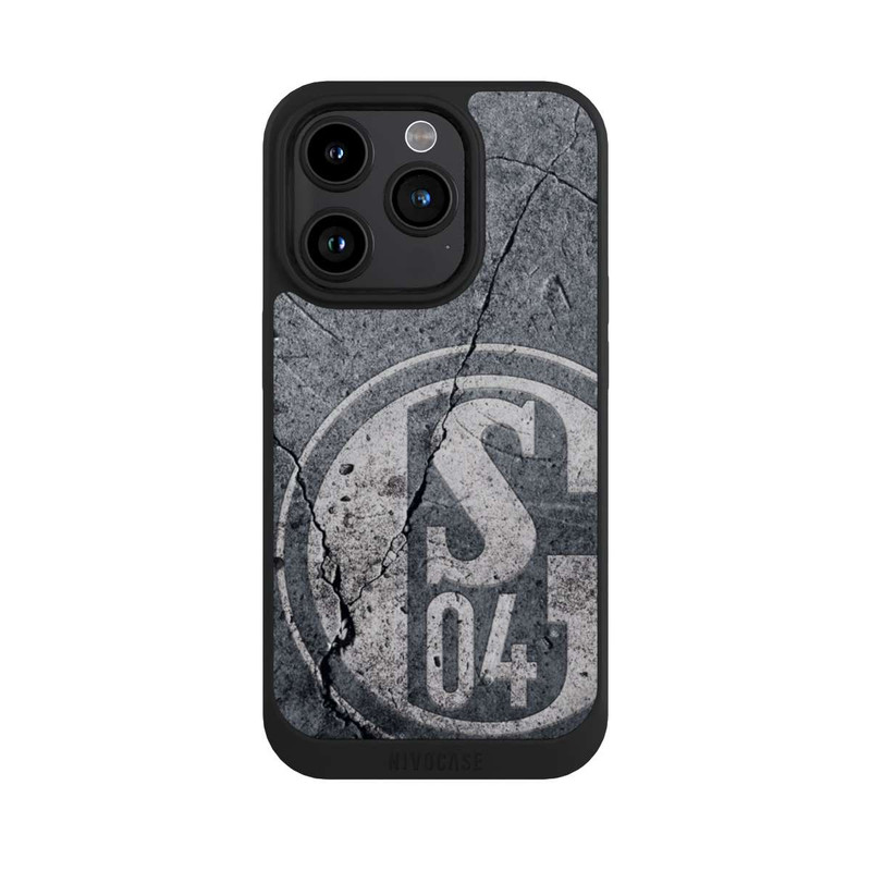 iPhone 15 Pro NIVOpure Schalke 04 Beton Look