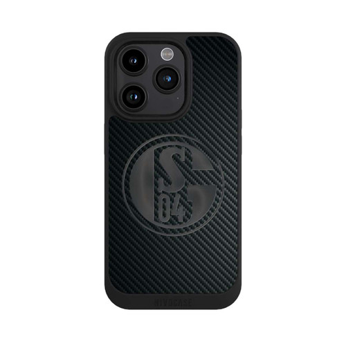 Apple iPhone 15 Pro NIVOpure Schalke 04 Carbon Look
